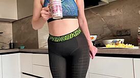 Friends Mom Caught Me Jerking and Banged Me Hard