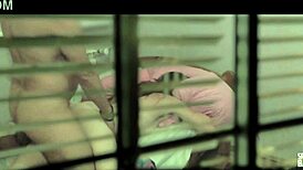 Girlfriend's big cock affair spied across window