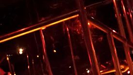 Frankie Strips Hot Stockings in Wild Retro Striptease Scene. Clothes Ripped for Raw Spying Action!