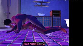 Dragged From The Shower And Taken On The Bathroom Floor