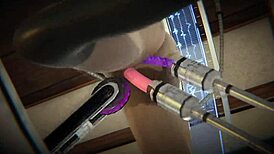 Jessie Rasberry Experiences Intense Orgasms In Sex Machine