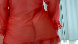 she's twerking her big fat ass so nicely, inviting you to fuck her in this homemade video.