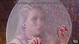 Submissive teen 18+ deepthroats cock in bondage humiliation!