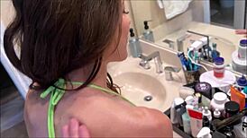 In Bed with Step Mom Justine Jakobs After Beach