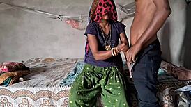 Desi Girl Bends Over for Hard Anal Fuck in Village