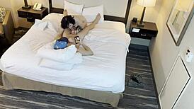 Tattoed Beauty Gives Blowjob