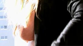 Naughty Brooke Brand Masturbates Nude by the Window