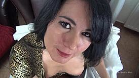 stepbrother's monster cock pounds my tight ass hotly