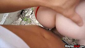 Redhead rocker chick gets assfucked in the ghetto!