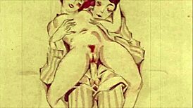 I can’t stop staring at this vintage erotic illustration