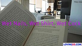 showing my big cock to demi lopez for a blowjob