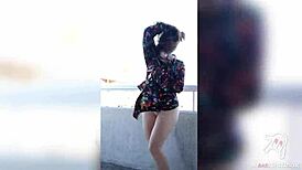 Pretty Latina Couple In Bedroom Scene