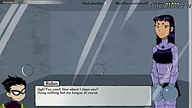 18titans part 14 - Blackfire Fun with an Anime Cartoon