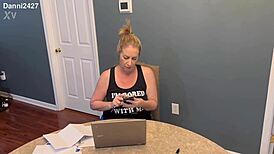 Curvy Milf Danni Jones Has A Home Visit From Her Fit Bodybuilder Masseur, Focusing On Her Legs And Ass.