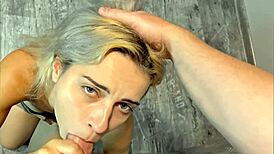 Amateur Babe Feels Intense Deepthroat Rush In Tight Dress