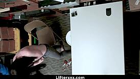 athena rayne gets humiliated by lp officer with ripped clothes and blowjob