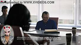 ms denvers - ep 20 anime teacher in torn stockings and short skirt.