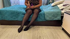 Sexy MILF feels intense orgasm from tight pussy toys