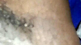 Creampy puzzy in bedroom with roommate