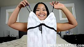 i tryin to sqeeze into my sexy lil 18+ lingerie for domination