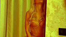 Shiny lily spies aurora masturbating and joins lesbian fun