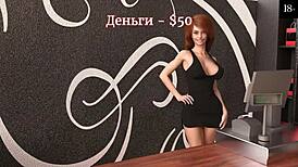 Nurse rides monster cock in cute roommate gameplay