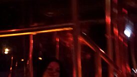 Frankie Strips Hot Stockings in Wild Retro Striptease Scene. Clothes Ripped for Raw Spying Action!