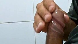 Brazilian Diogo Strokes His Cock Solo