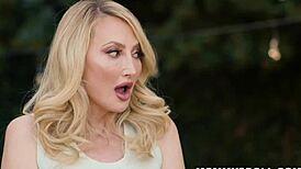 Stepmom Kendra James can't resist Kimmy Kimm's sexy school uniform all day!