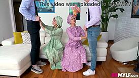 Stewardess Comforts Herself with Stranger's Big Cock