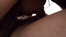 Cousin sucks my dick in brazilian style.