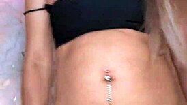 beautiful transvestite strokes hard cock