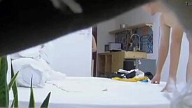 webcam session with cute asian girl in group chat