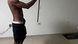 I painted my friend's house and made him suck.