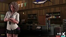 Treasureofnadia - Ass Fucked Salesgirl Hard in E1 77 Scene!