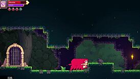 Scarlet Maiden's Lesbian Bossfights with Big Tits in Hentai Game