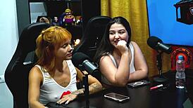 flora vip tirou os peitos no podcast ruan mostrou o pau