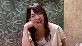 Japanese wife rides hard for triple cumshot in reunion cheating.