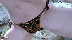 i can’t believe this mature bitch stripped on the beach with her small tits out for everyone to see!