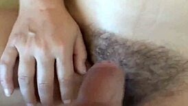 my wife gets cumshots in her hairy pussy, a milf latina taking big cock and monster cock