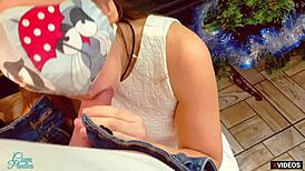 step sister gives her pussy after christmas dinner