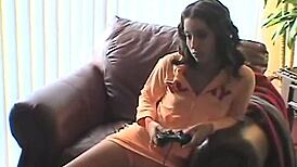 uhh, teen chloe 18 teases n fingers her tight lil pussy...