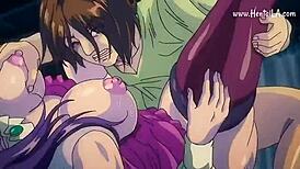 GHOST GIRL TURNS MAN INTO WOMAN AND FUCKS HER IN ANIME FANTASY HENTAI