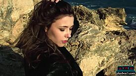 Wow, Mila Azul's huge natural tits in steamy Ukrainian striptease!