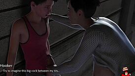 Golden Boy 9 reworked with hot milf outdoor action