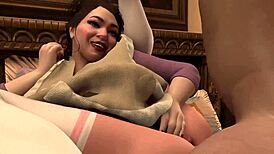 hot asian milf maid does mouth to ass anal?