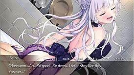 The Humbling Of A Holy Maiden In Anime Game, Part 4.