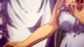 GHOST GIRL TURNS MAN INTO WOMAN AND FUCKS HER IN ANIME FANTASY HENTAI