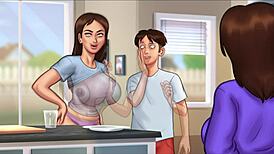 summertime saga, jenny & anon in missionary action