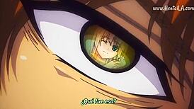 GHOST GIRL TURNS MAN INTO WOMAN AND FUCKS HER IN ANIME FANTASY HENTAI